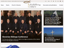 Tablet Screenshot of en.katoliska-cerkev.si
